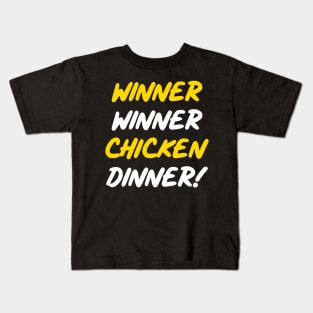 Winner Winner Chicken Dinner! Battleroyale Victory! Kids T-Shirt